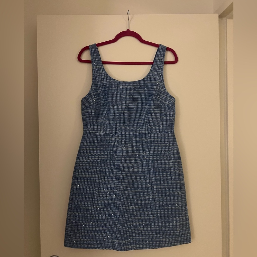 J.Crew Mini sheath dress in sequin tweed BP602 - Picture 2 of 3